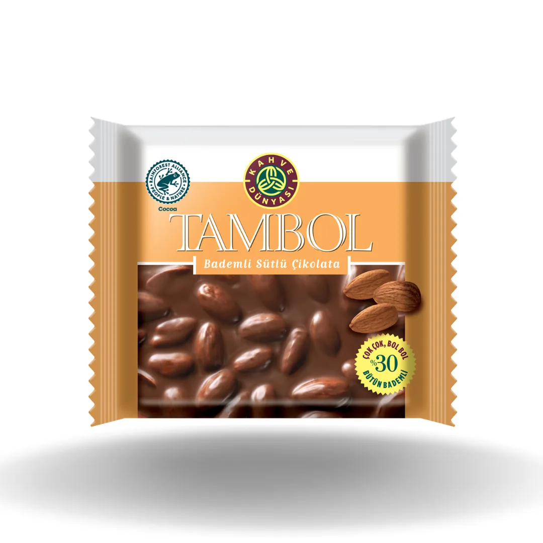 Kahve Dünyası Tambol Çikolata Bademli 77 Gr