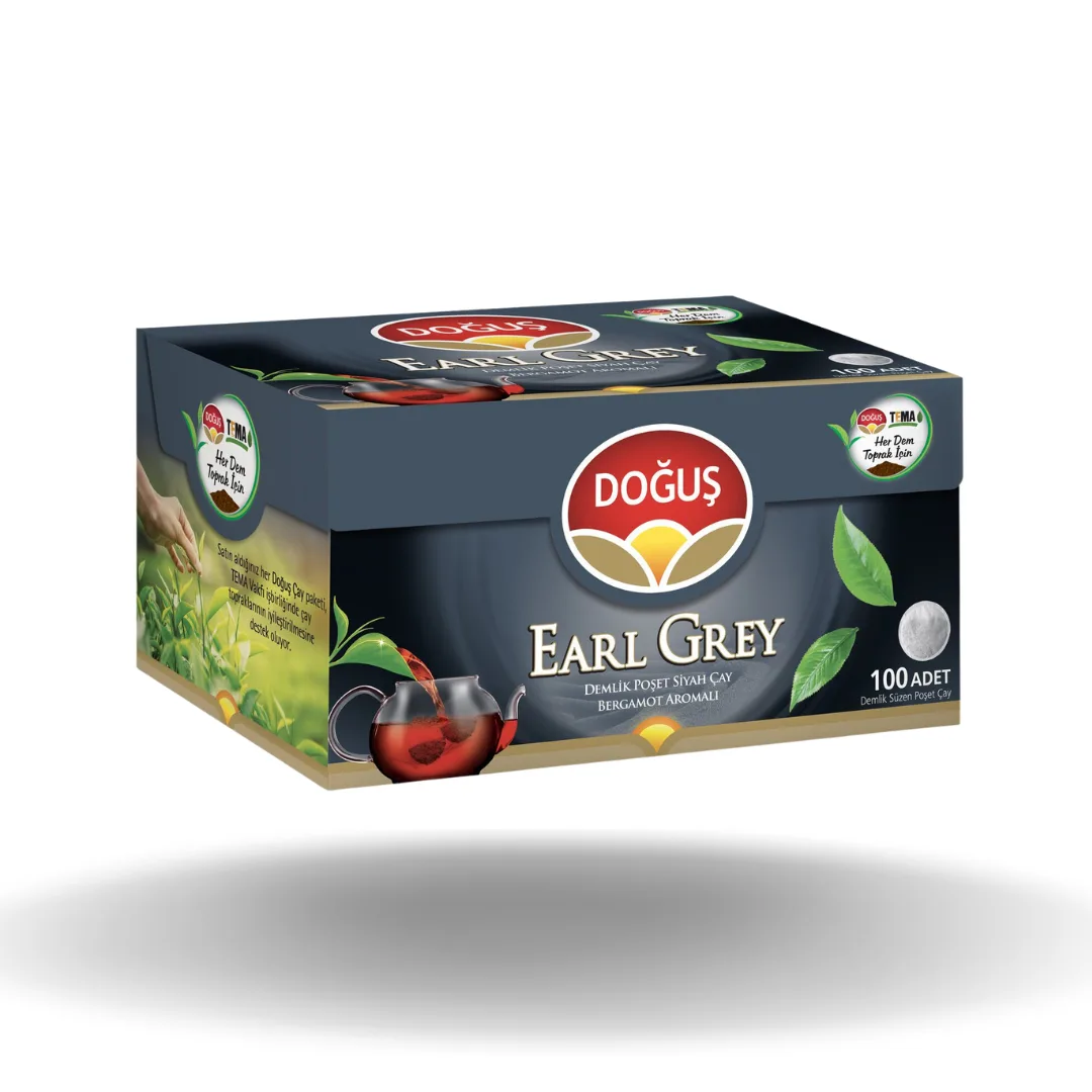 DOĞUŞ EARLY GREY DEMLİK POŞET ÇAY 100'LÜ