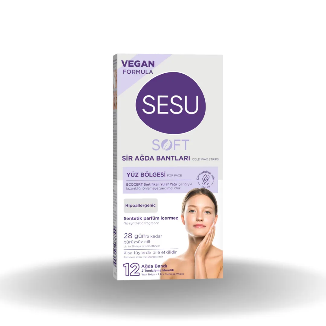 Sesu Ağda Bandı Soft Yuz 12'Lı