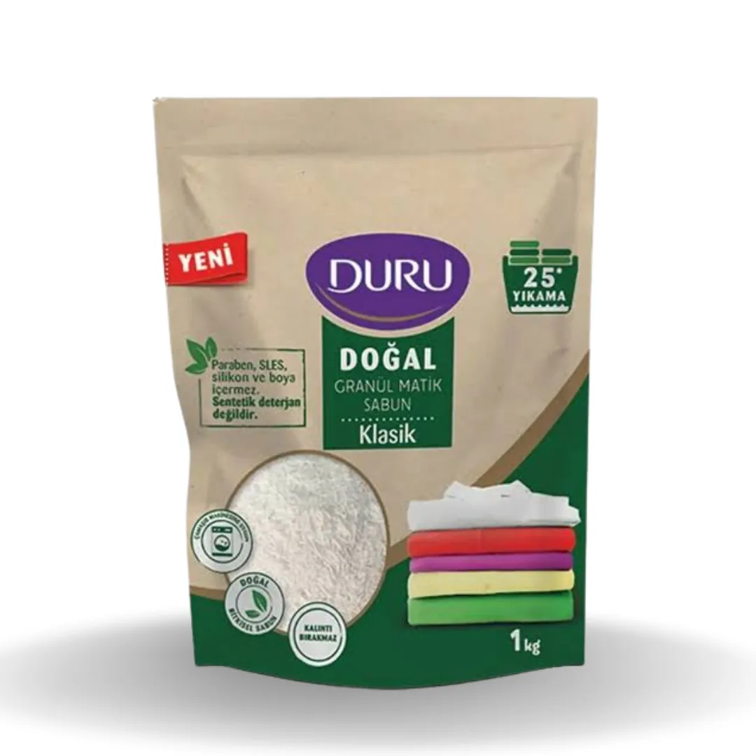 Duru Klasik Sabun Doğal Granülmatik 1000 Gr