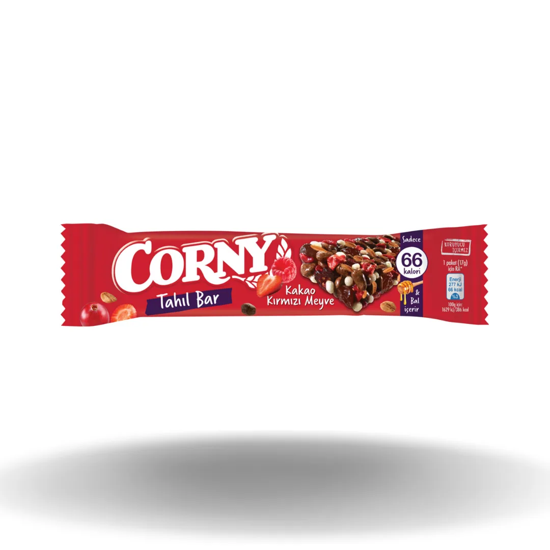 Pınar Corny Bar Kakao- Kırmızı Meyve Tahıl 17 Gr