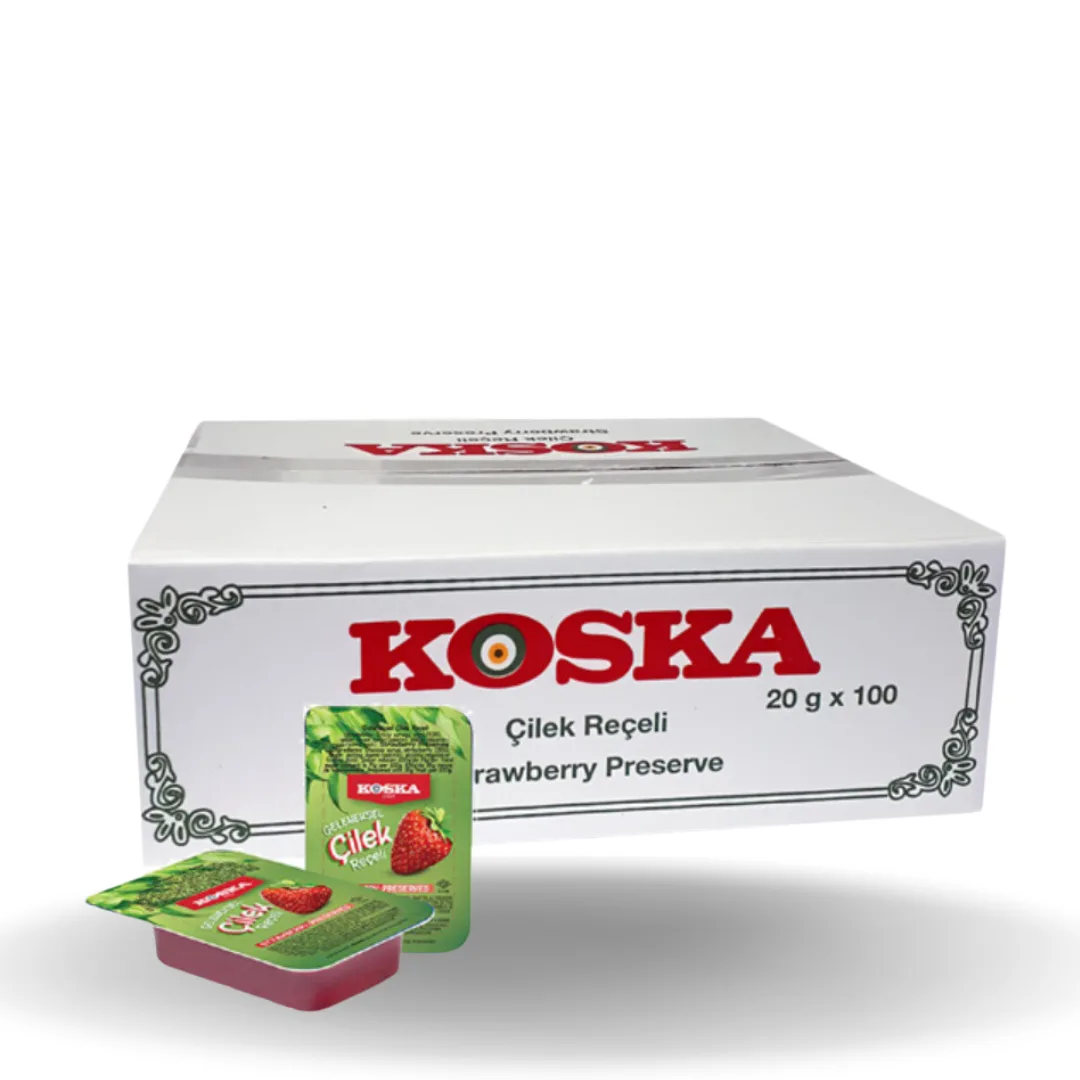 Koska Piknik Çilek Reçeli 20 Gr 100’lü
