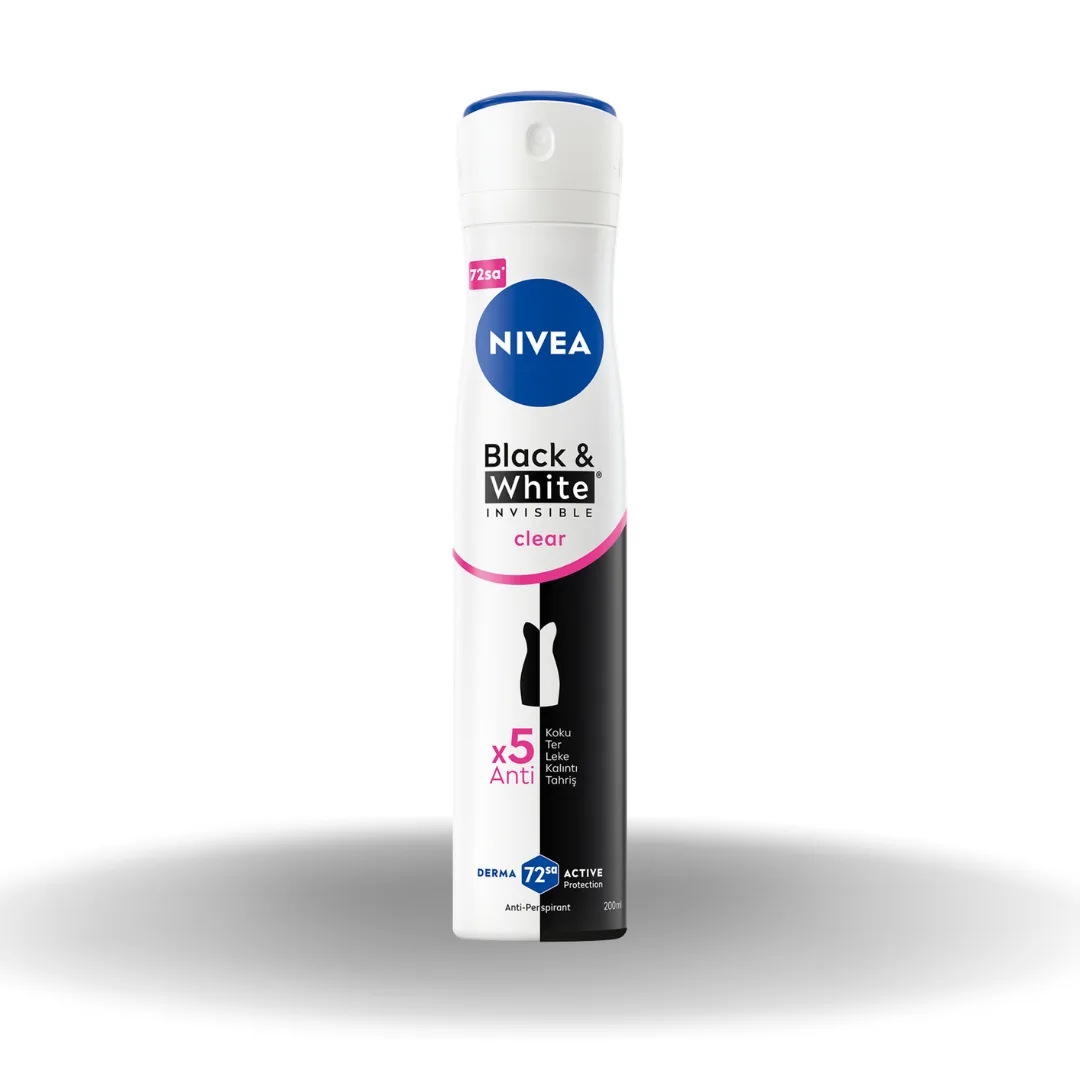 Nivea Black & White İnvisible Kadın Deodorant 200 Ml