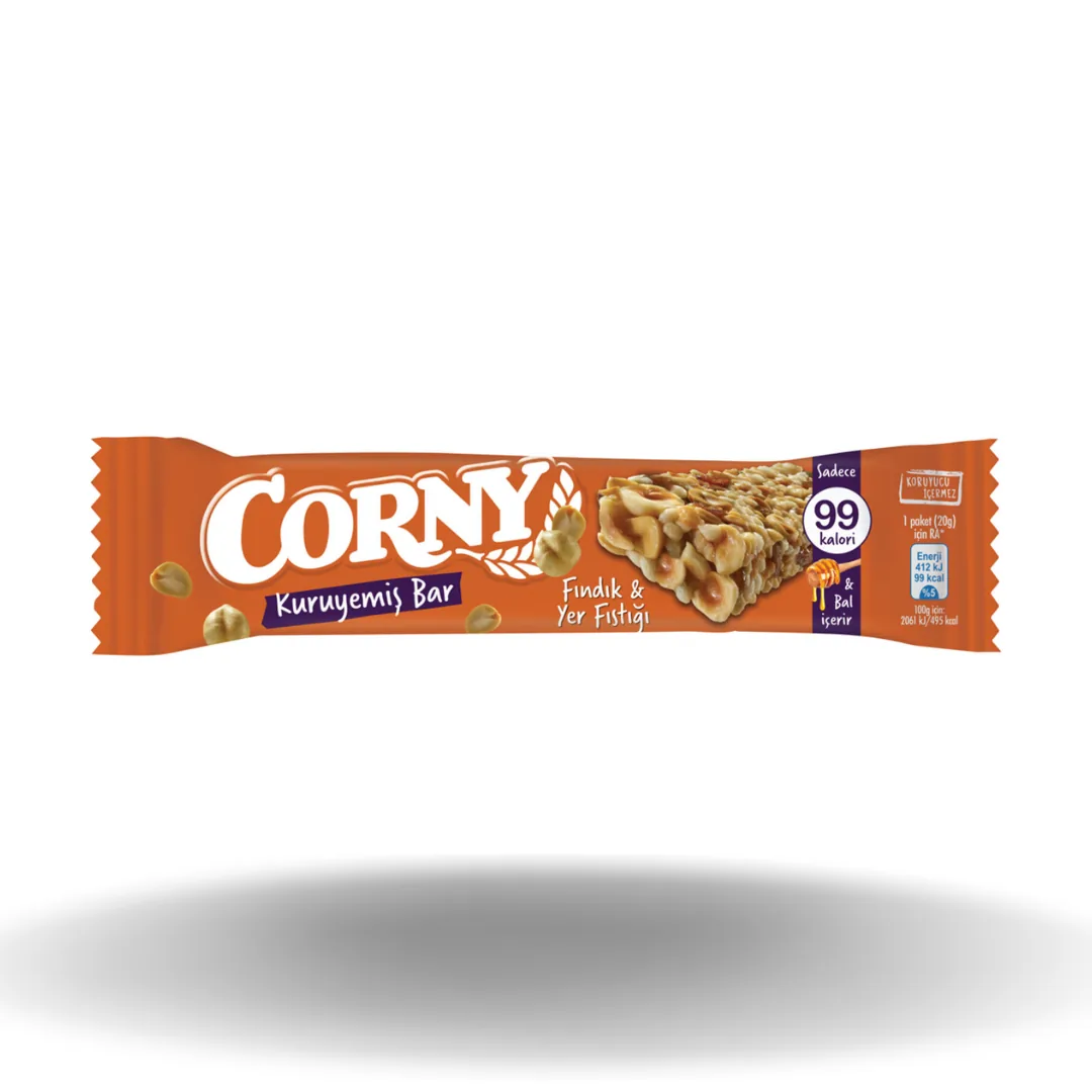 Pınar Corny Bar Fındık- Yer Fıstığı-Kayısı 20 Gr