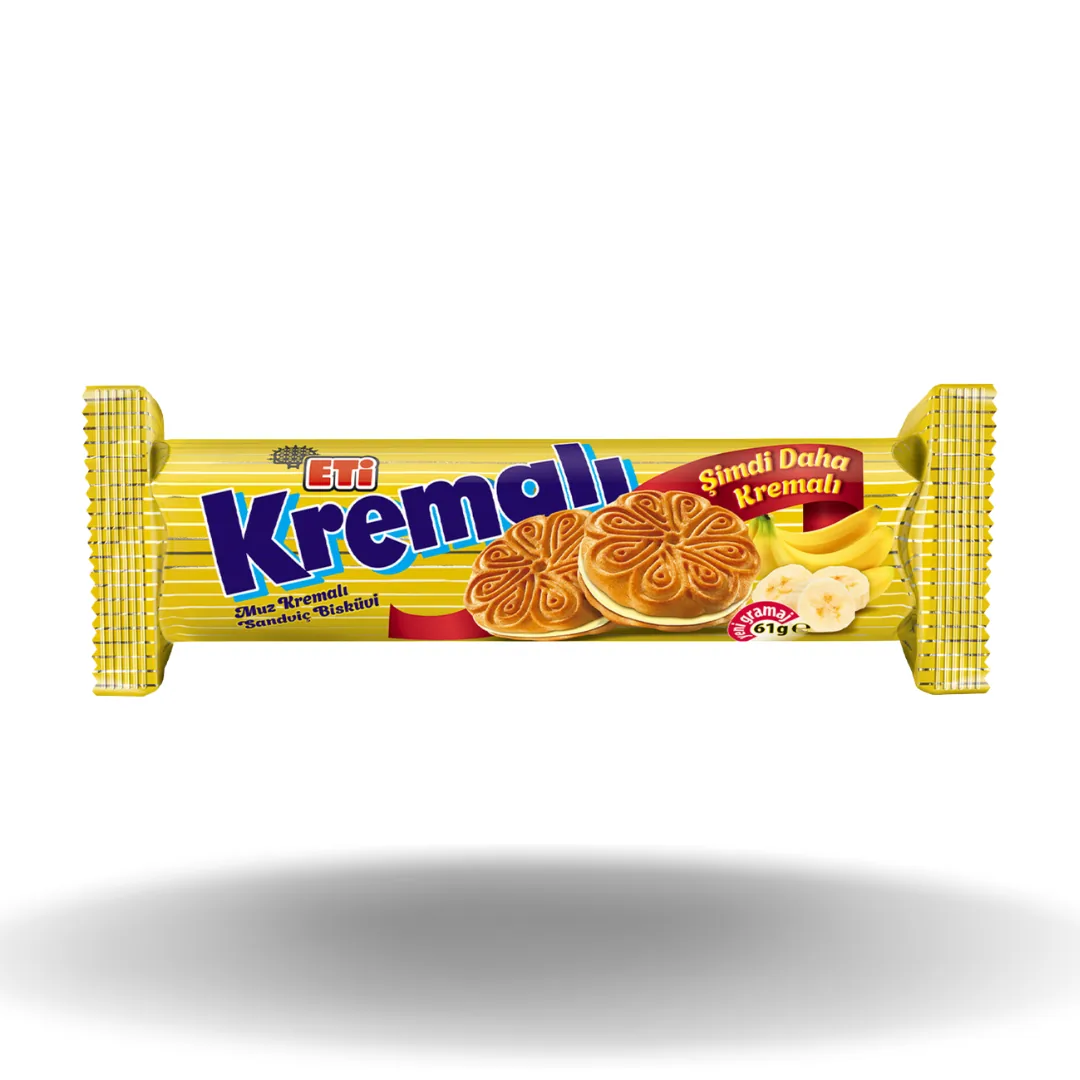 Eti Kremalı Bisküvi Muzlu 61 Gr
