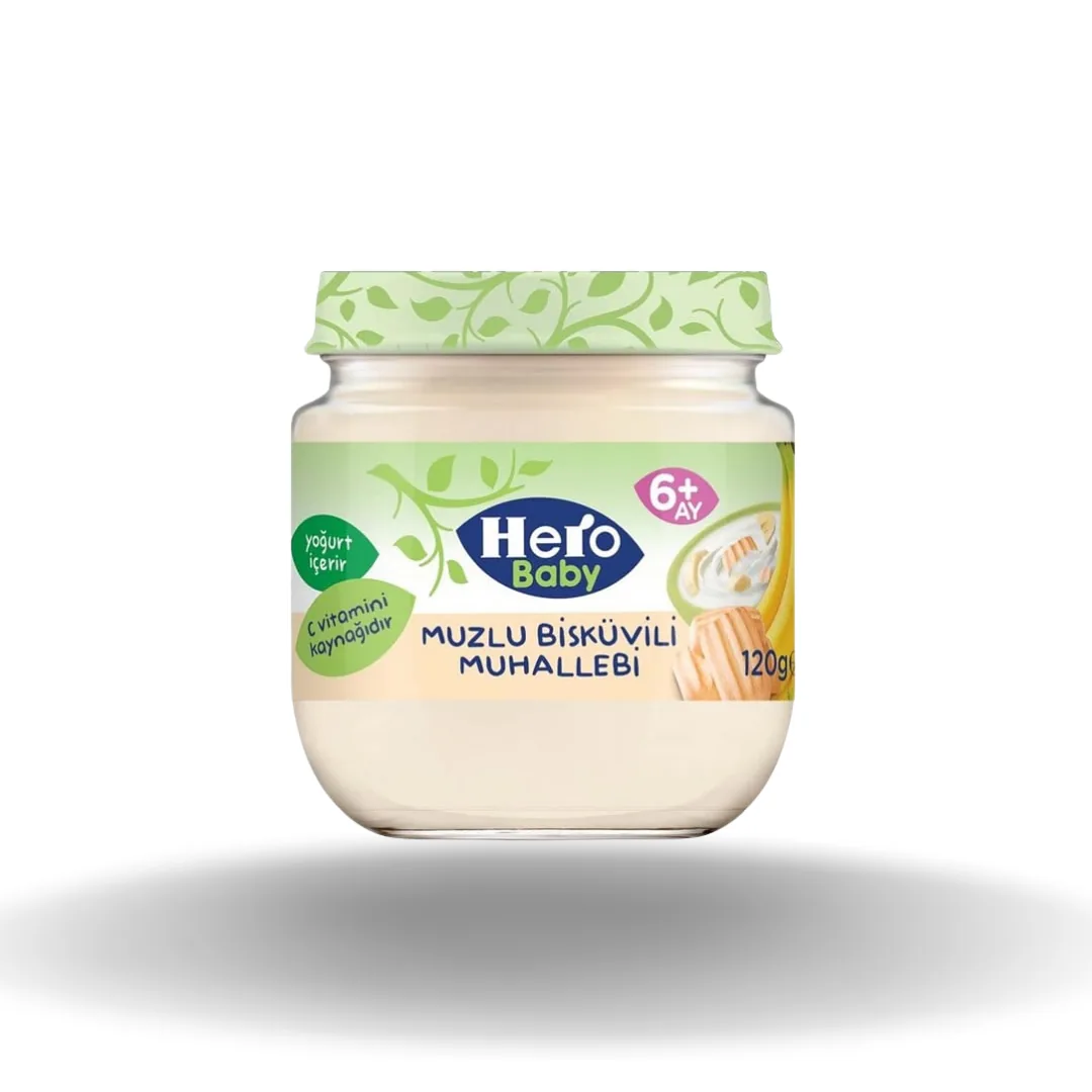 Hero Baby Muzlu Bisküvili Muhallebi 120 Gr