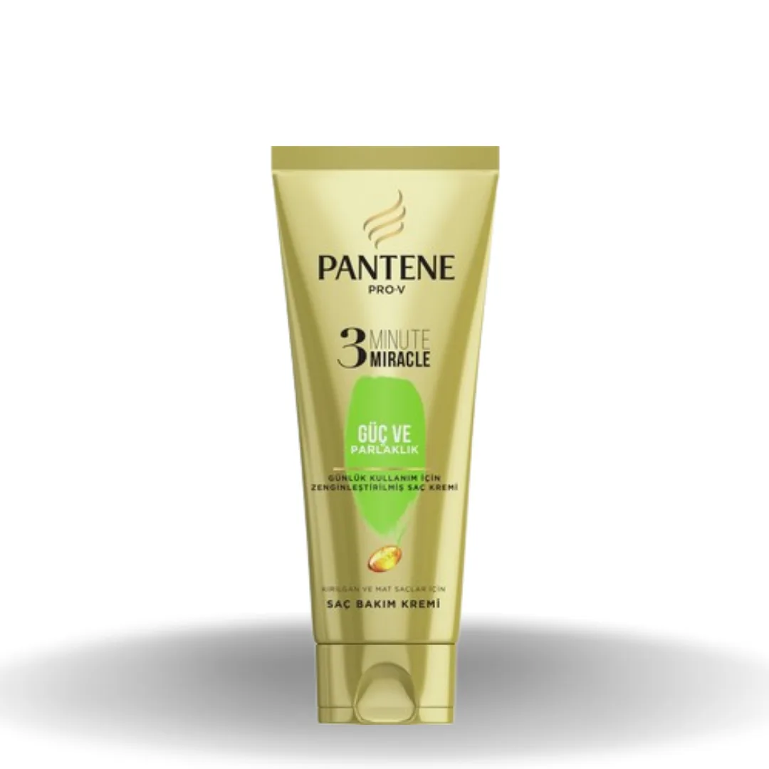 Pantene 3 Minute Miracle Güç ve Parlaklık Saç Bakım Kremi 200 ml