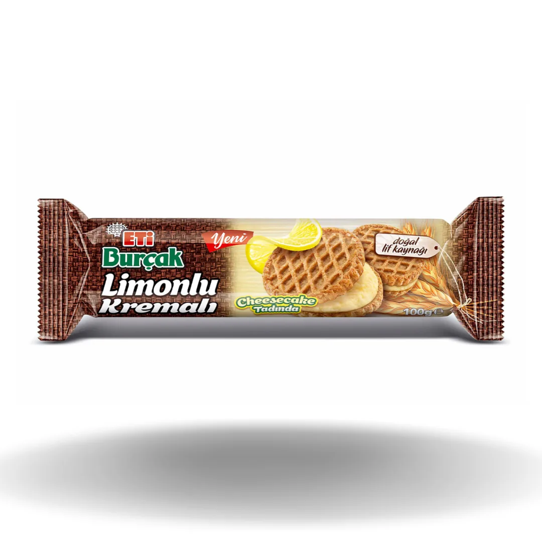 Eti Burçak Limon Kremalı Yulaflı 100 Gr