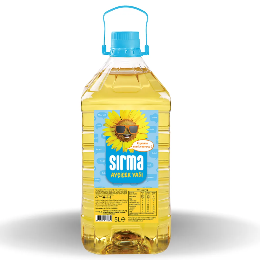 Sırma Ayçiçek Yağı Pet 5 Lt