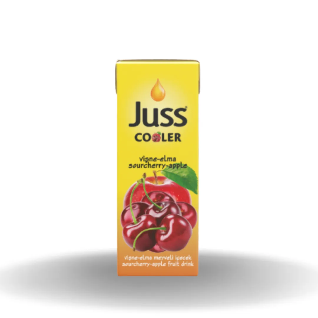 Juss Cooler Vişne - Elma Meyveli İçecek 200 Ml Koli x27