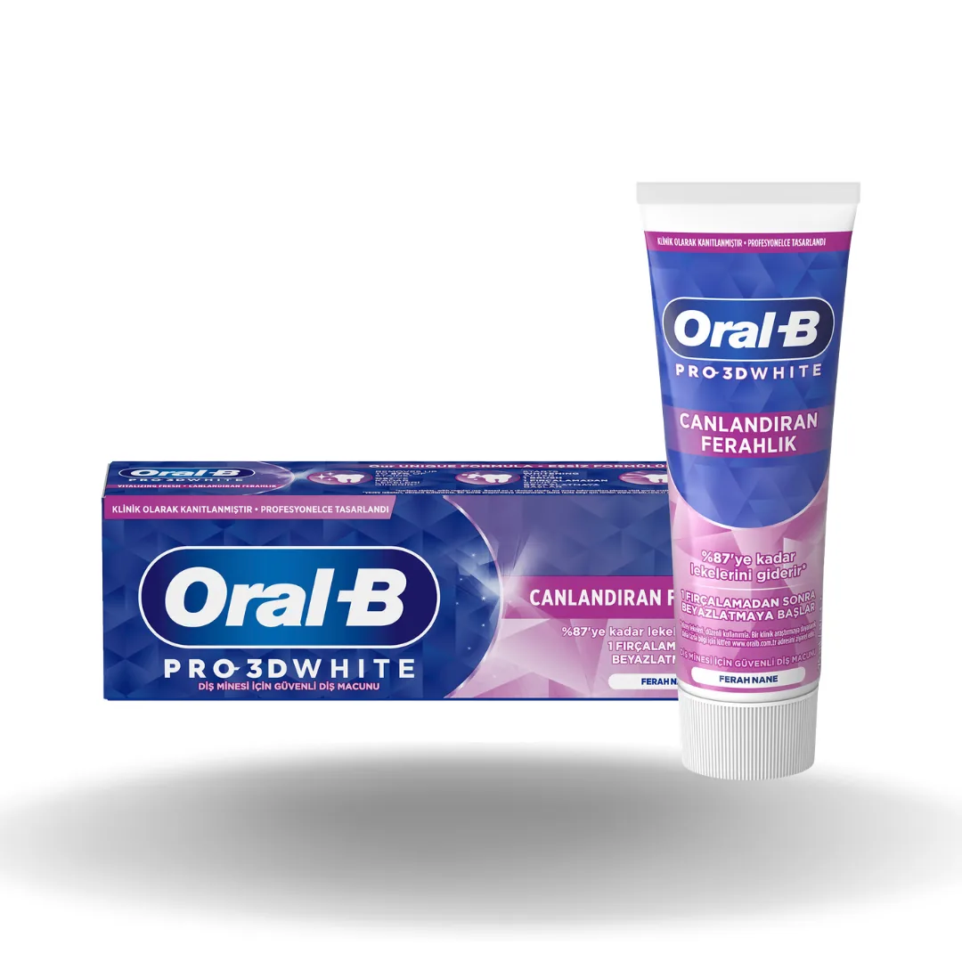Oral-B Pro Diş Macunu 3D White Ferahlık 75 Ml