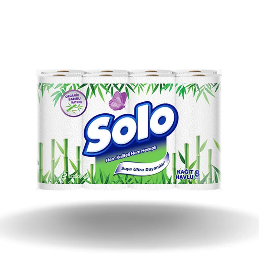 Solo Kağıt Havlu 8'li Bambu