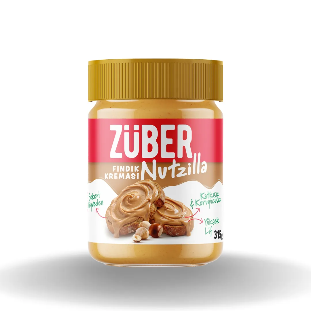 Züber Nutzilla Sade Fındık Kreması 315 Gr