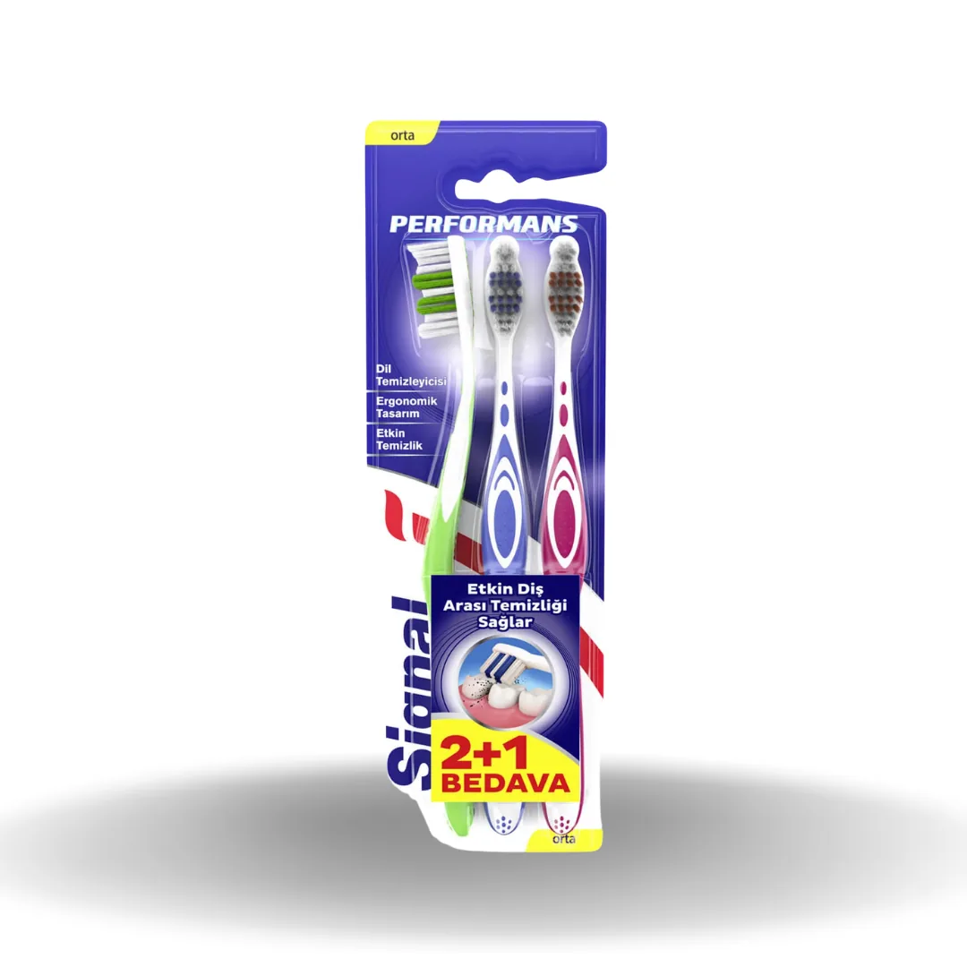 Signal Diş Fırçası Performance 2+1