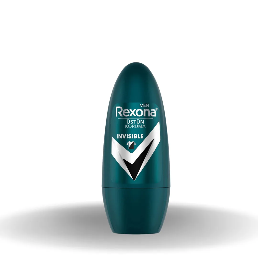 Rexona Men Invisible Black White Erkek Roll-On Deodorant 50 Ml