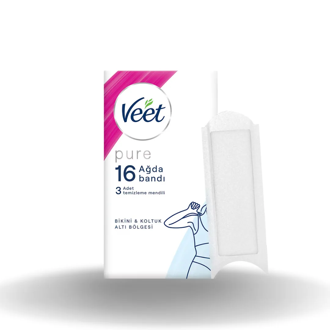 Veet Pure Ağda Bandı Bikini & Koltuk Altı 16'lı