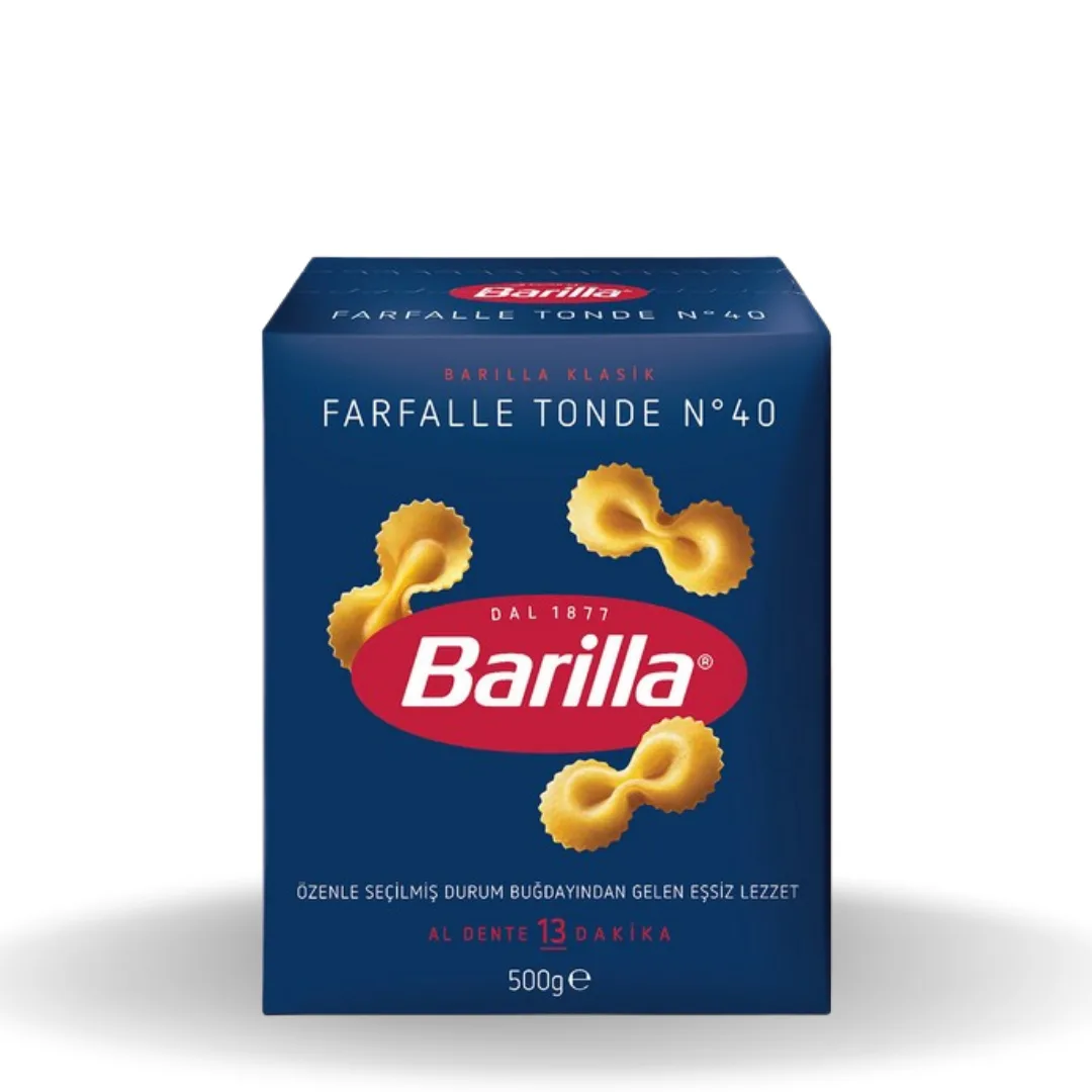 Barilla Farfalle Tonde Fiyonk Makarna 500 G