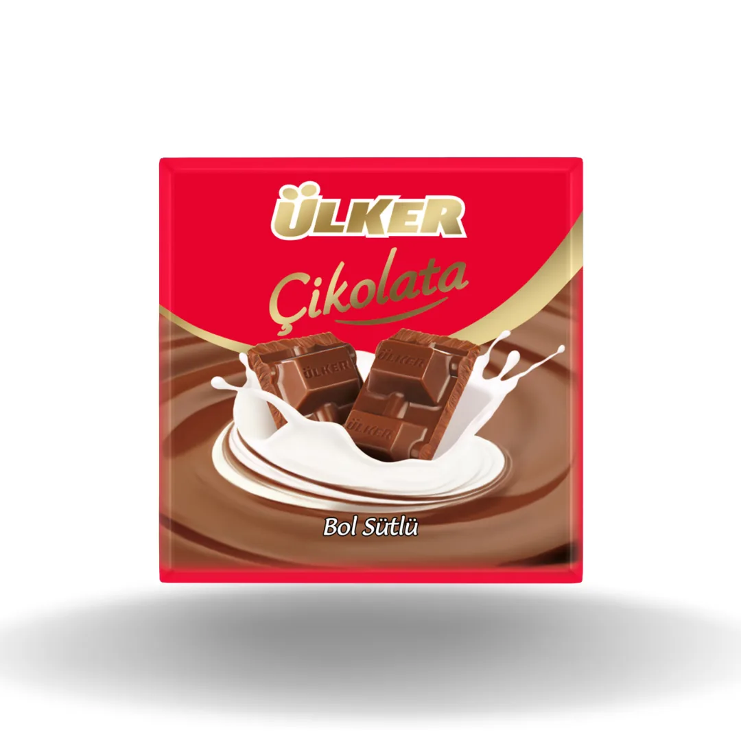 Ülker Kare Çikolata Sütlü 60 Gr