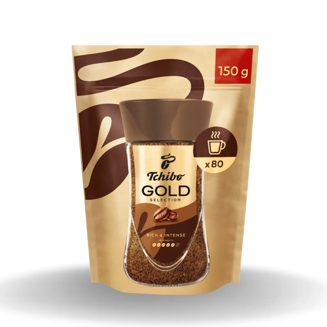 Tchibo Gold Selection Çözünebilir Kahve Eko Paket 150 Gr