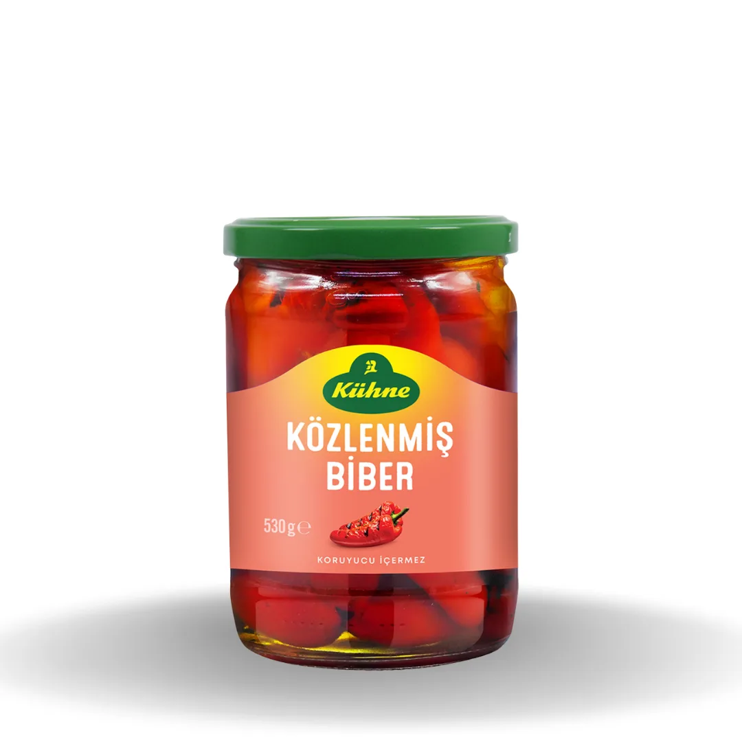 Kühne Közlenmiş Biber Cam Kavanoz 530 G