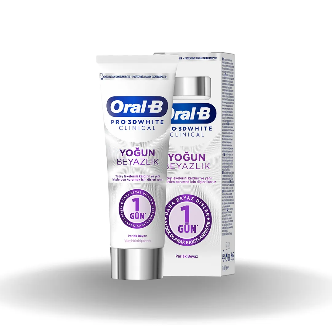 Oral-B Pro Diş Macunu 3Dw Clinical Parlak Beyaz 75 Ml
