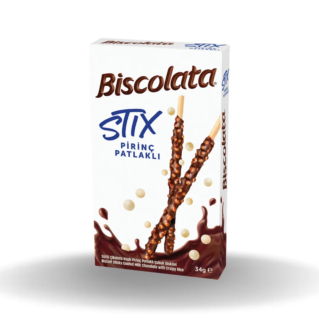 Şölen Biscolata Stix Pirinç Patlaklı 34 Gr