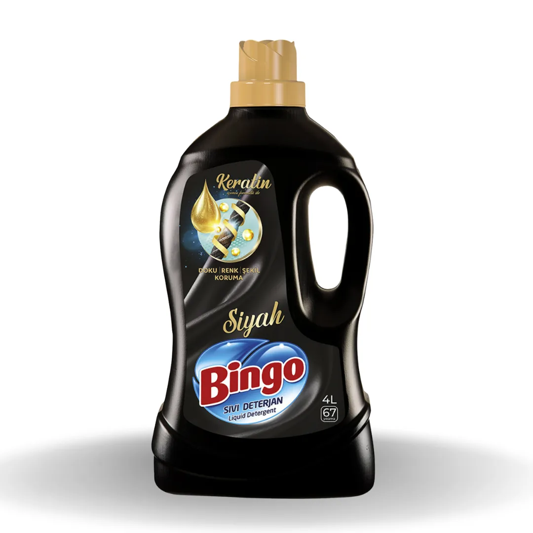 Bingo Siyah Sıvı Çamaşır Deterjanı 4 Lt