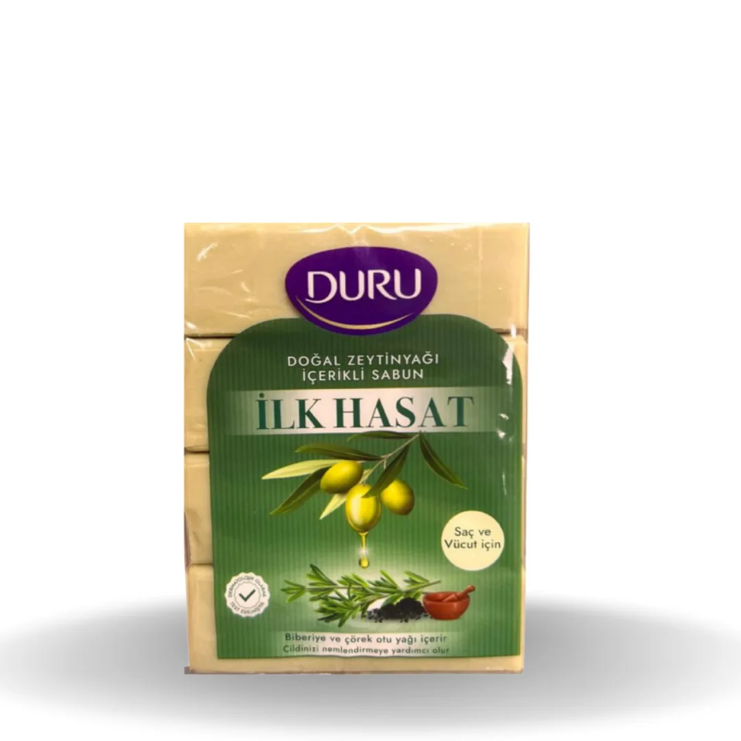 Duru İlk Hasat Zeytinyağlı Katı Sabun 4x150 Gr