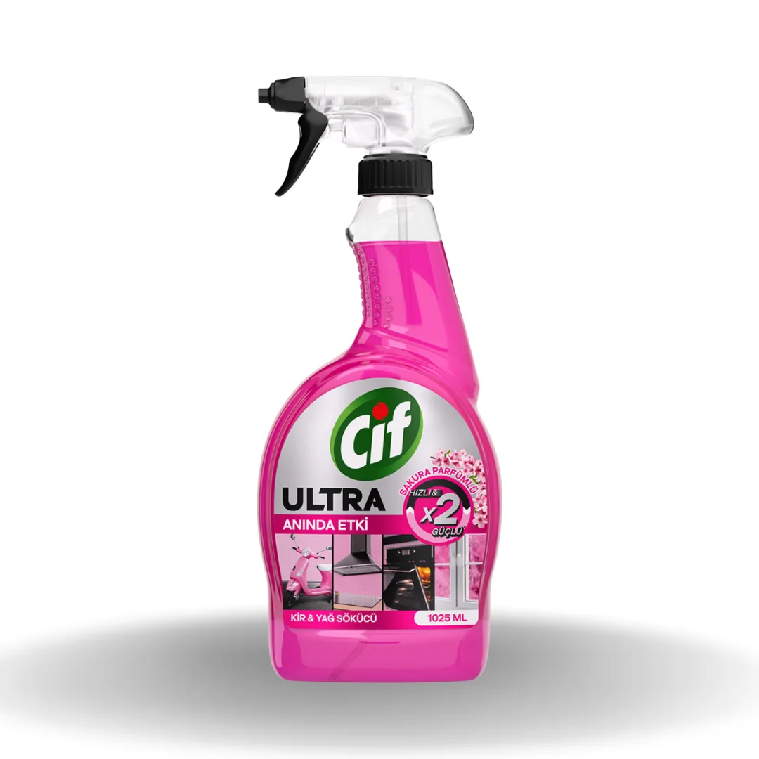 Cif Aninda Etki Kir Ve Yağ Sökücü Sprey Sakura 1025 Ml