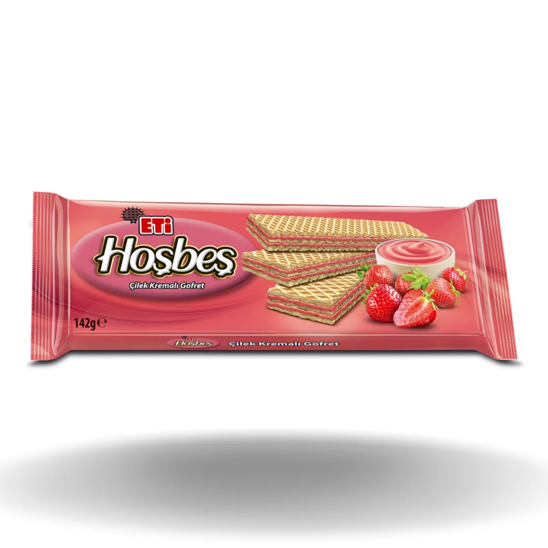 Eti Hoşbeş Gofret Çilekli 142 Gr