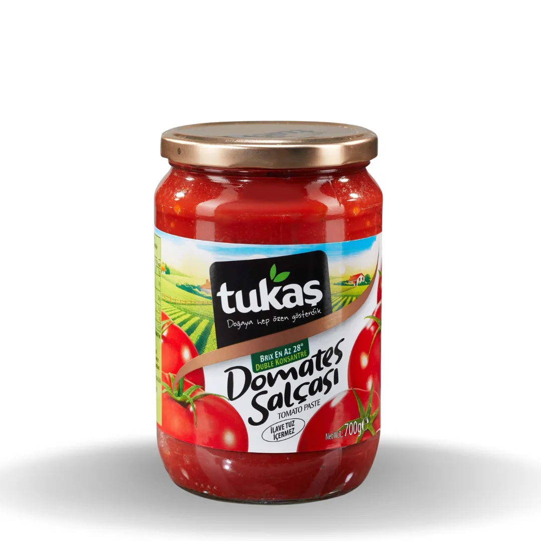 Tukaş Domates Salçası Cam Kavanoz 700 G