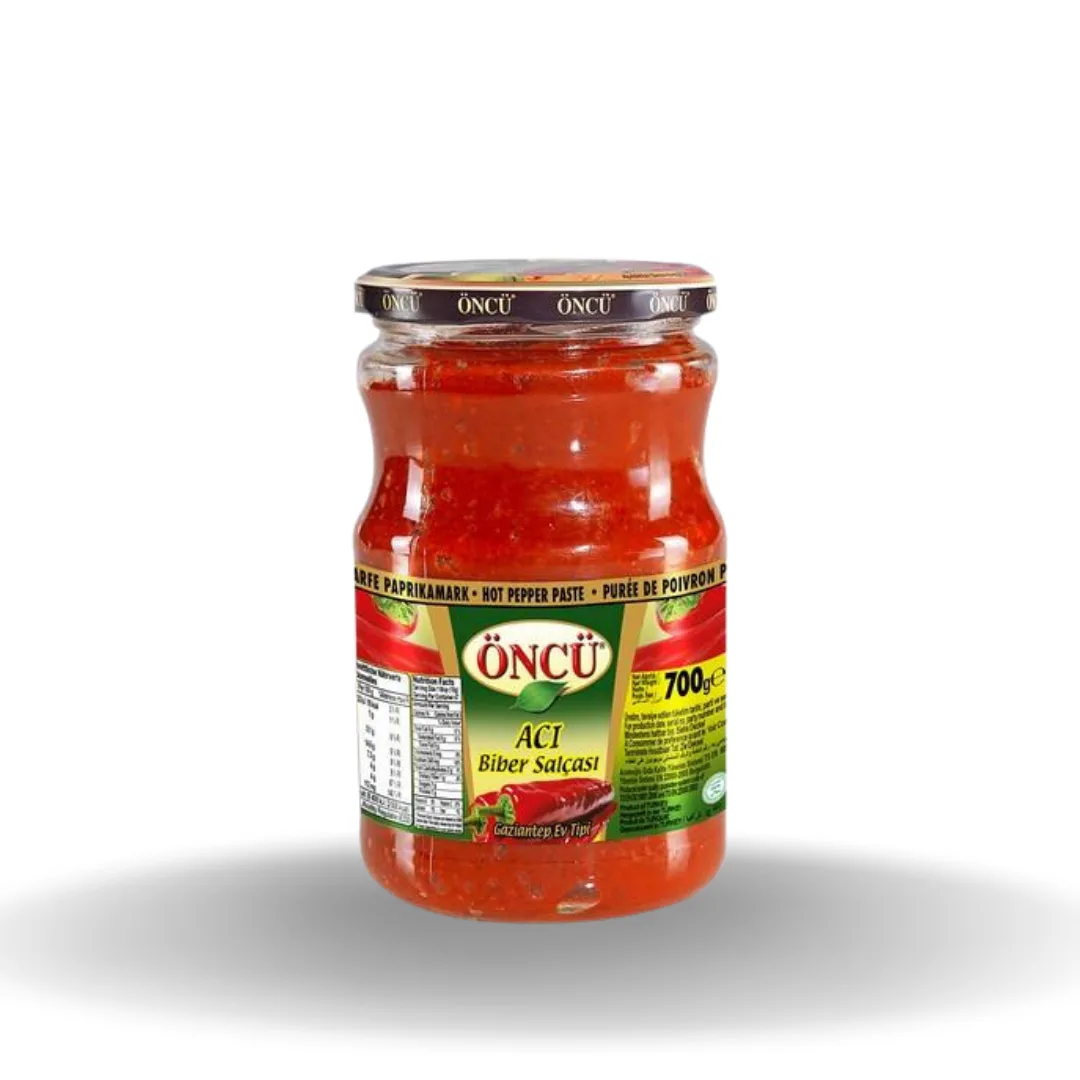 Öncü Acı Biber Salçası Cam Kavanoz 700 G
