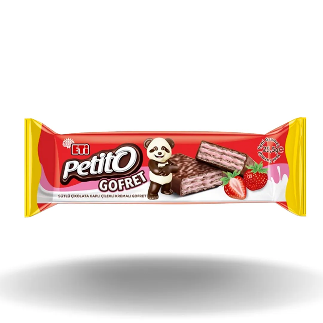 Eti Petito Çilekli Gofret 25.5 Gr