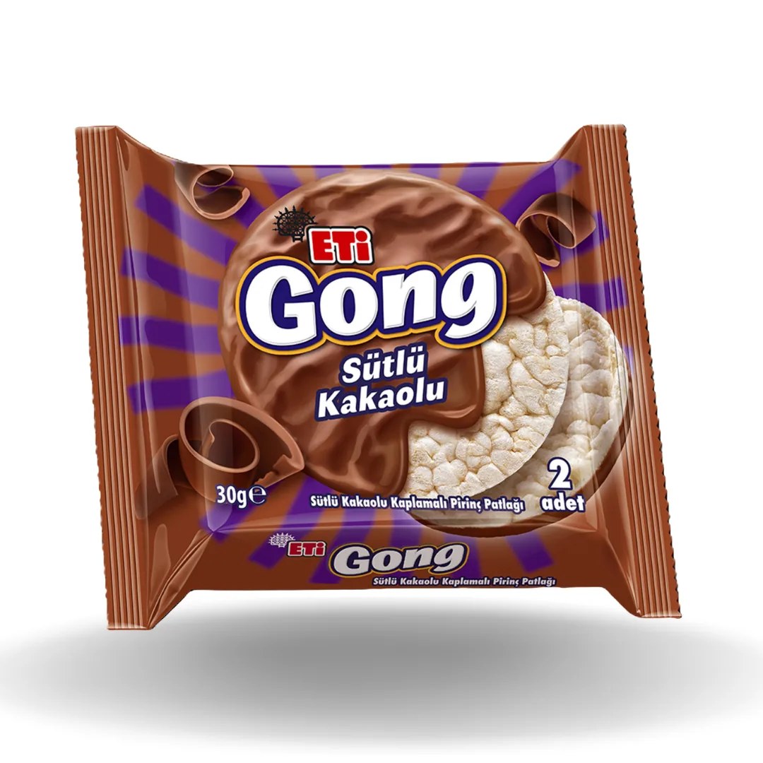 Eti Gong Sütlü-Kakaolu Kaplamalı 30 Gr