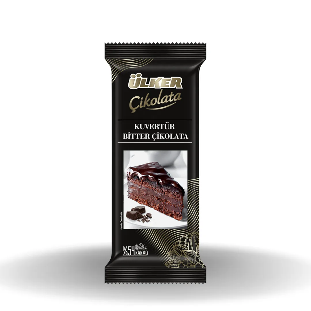 Ülker Kuvertür %54 Bitter Tablet Çikolata 200 Gr