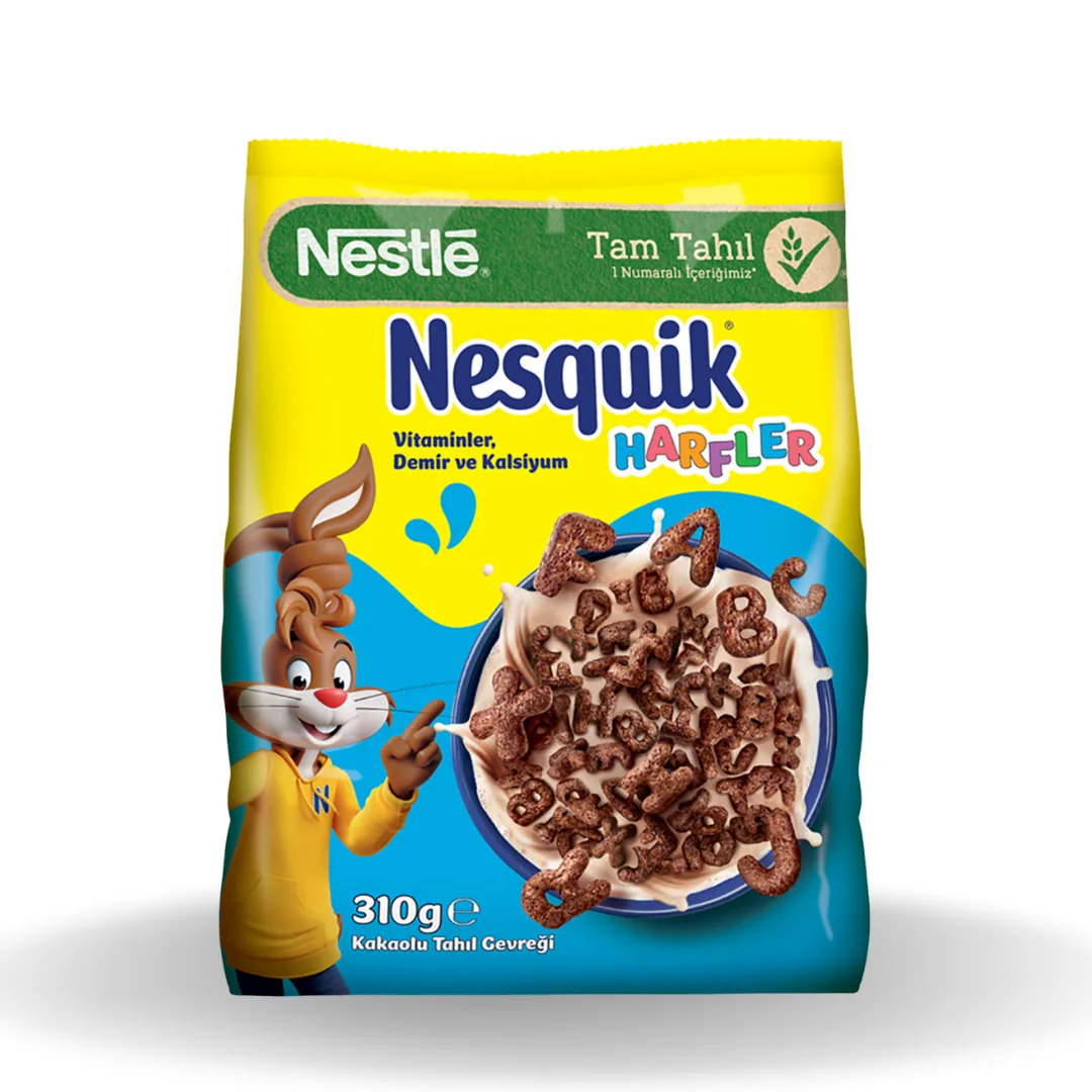 Nestle Nesquik Harfler Mısır Gevreği 310 Gr