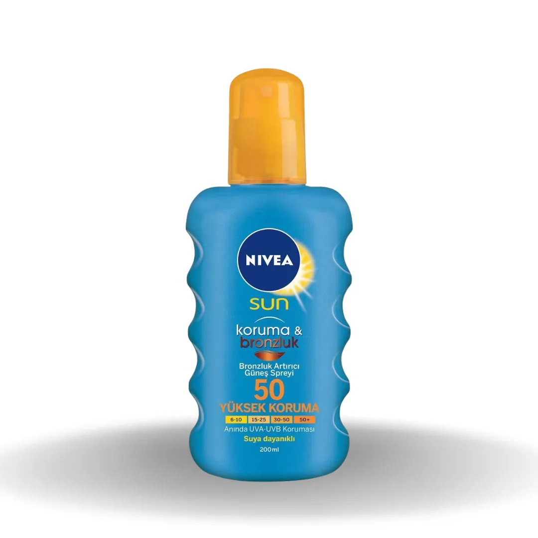 Nivea Sun Koruma & Bronz 50+ Sprey 200 Ml