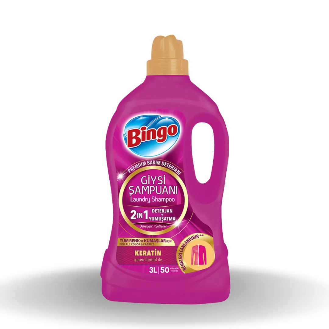 Bingo 2in1 Renk Canlandırıcı Giysi Şampuanı 3 Lt