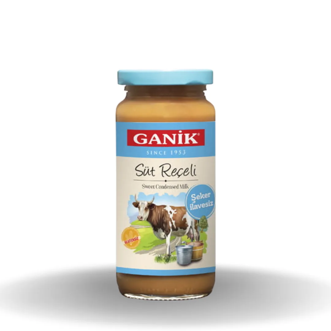 Ganik Şeker İlavesiz Süt Reçeli 270 Gr