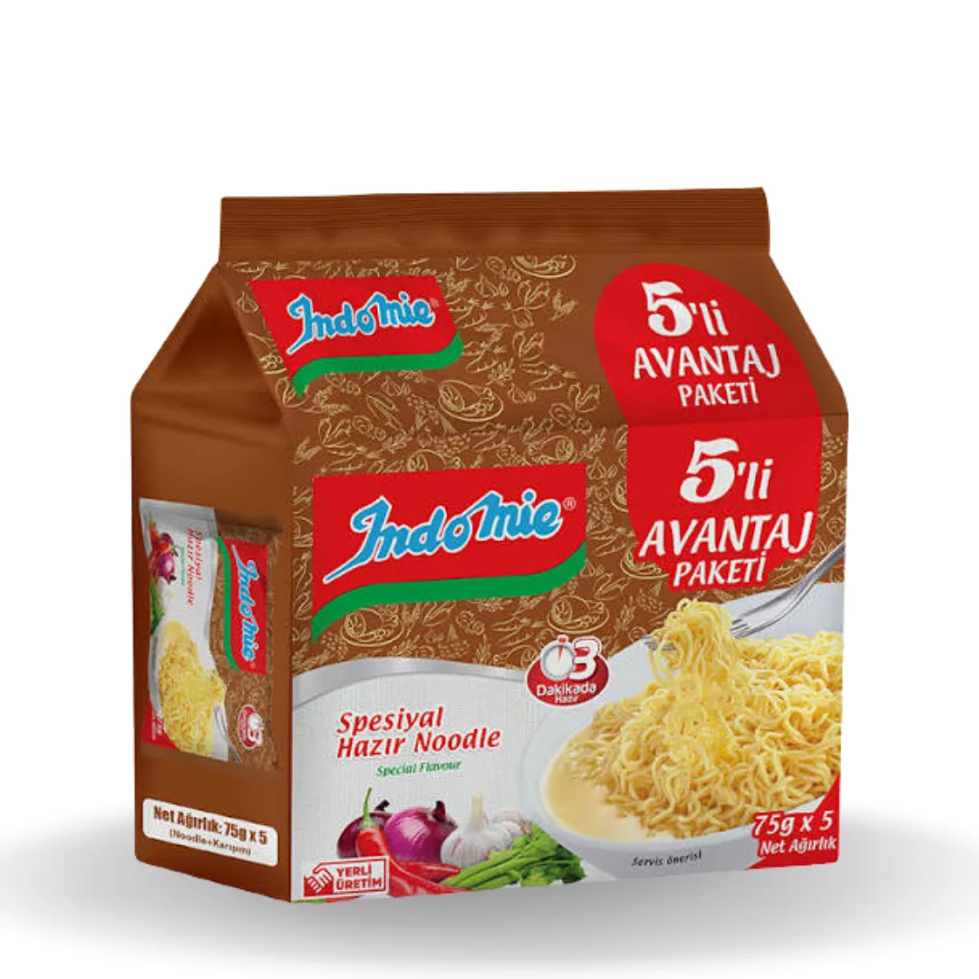Indomie Spesiyal Noodle 5'li Paket 375 Gr