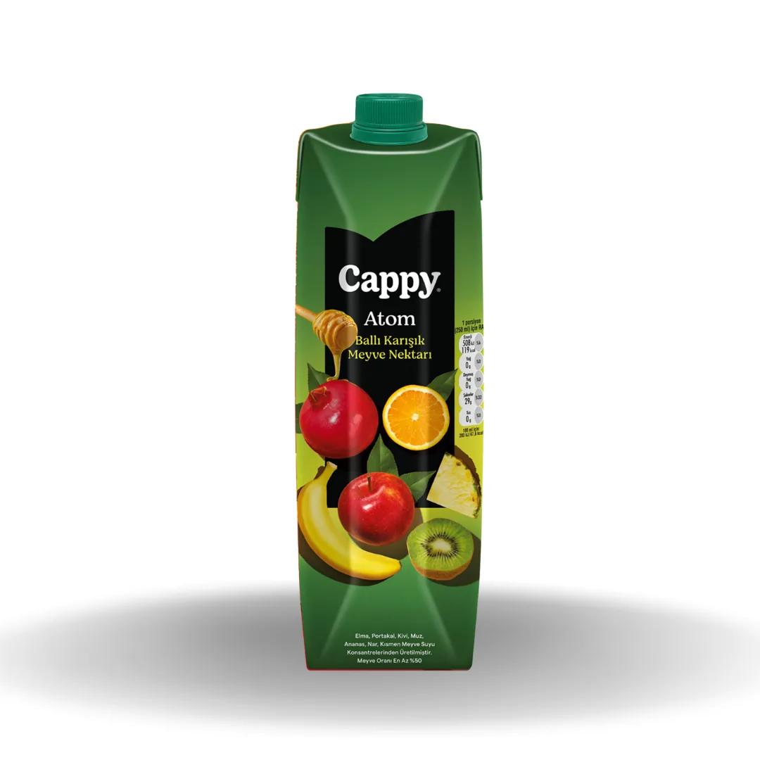 Cappy Atom Ballı Karışık Meyve Nektar 1 Lt