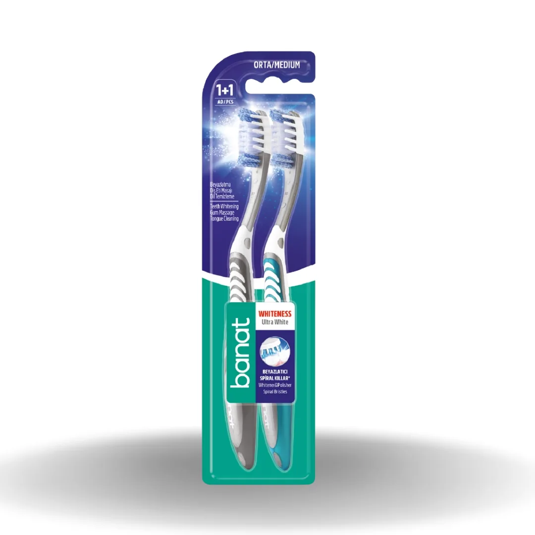 Banat Diş Fırçası Ultra White (1+1) Orta