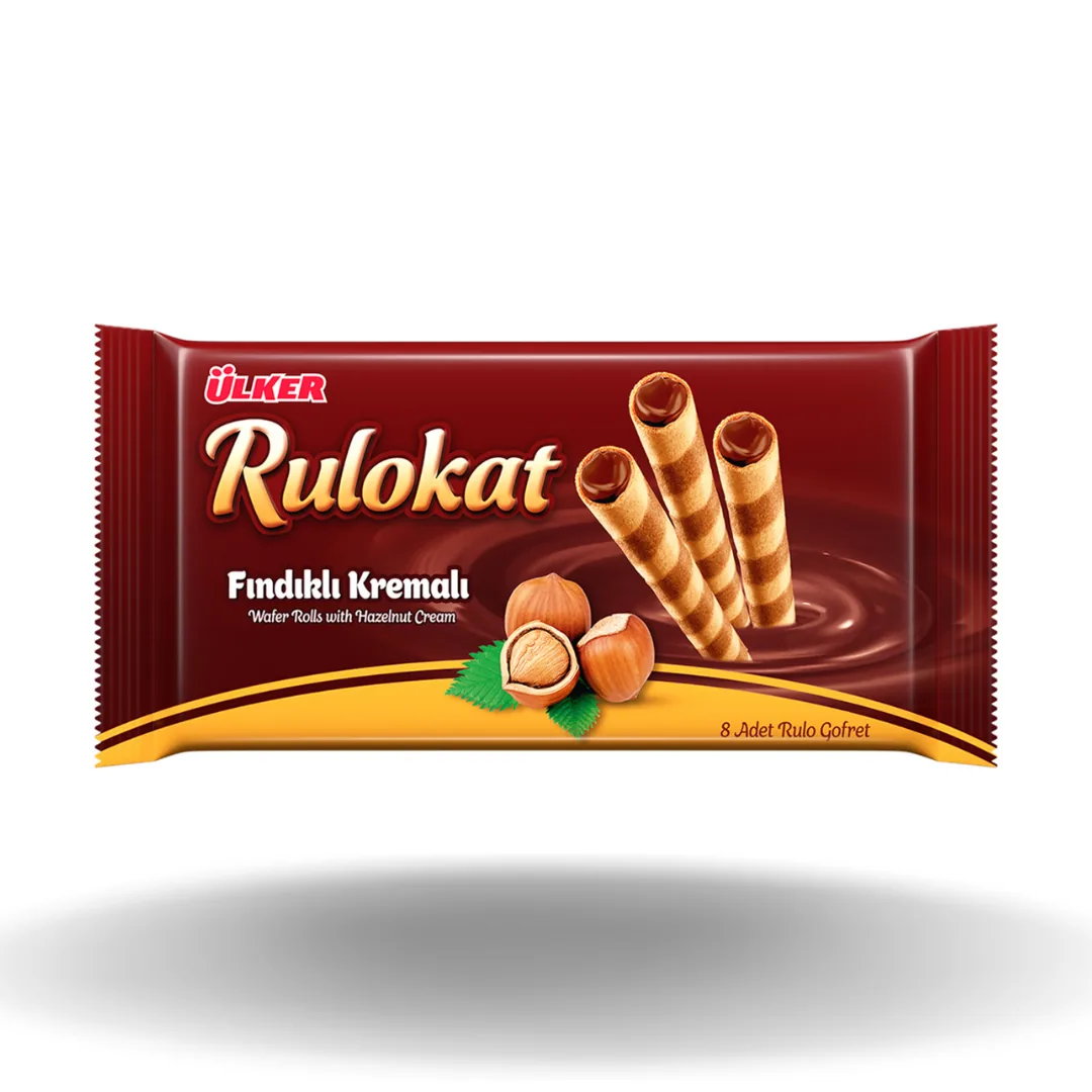 Ulker Rulokat Fındık Kremalı Gofret 42 Gr