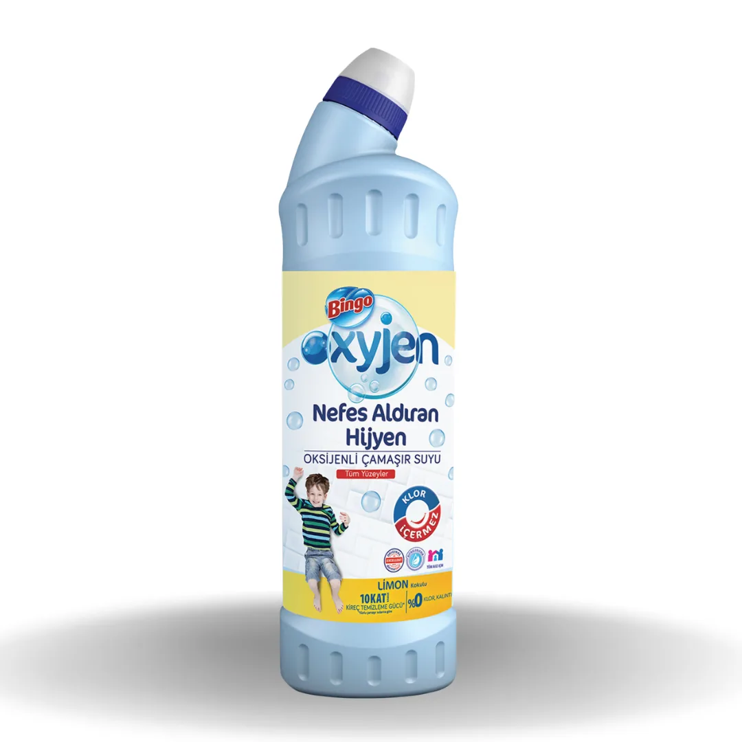 Bingo Oksijen Limon Kokulu Çamaşır Suyu 750 Ml