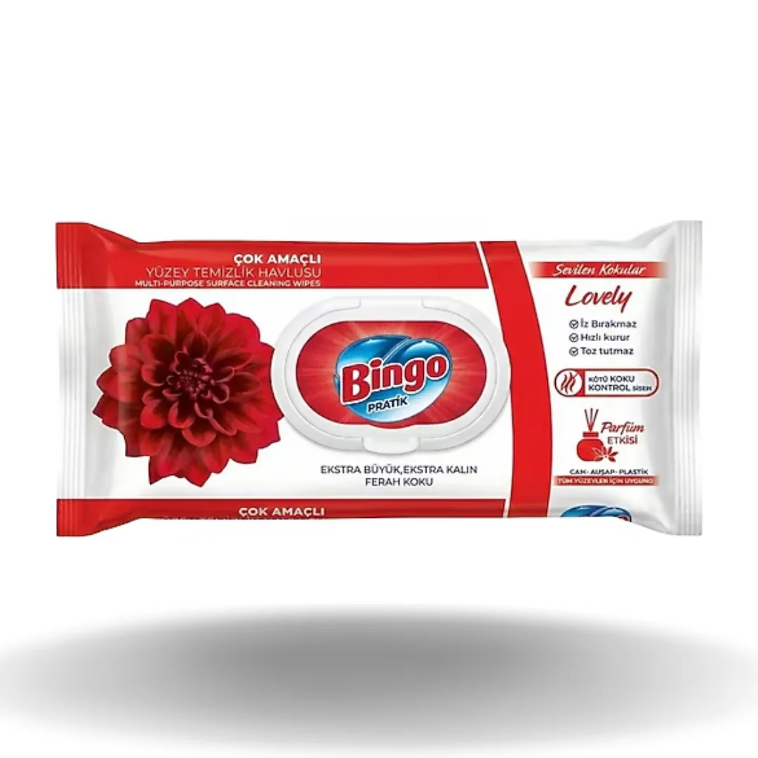 Bingo Lovely Yüzey Temizlik Havlusu 96'lı