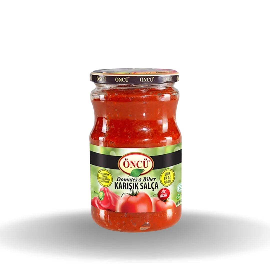Öncü Karışık Salça Cam Kavanoz 700 G