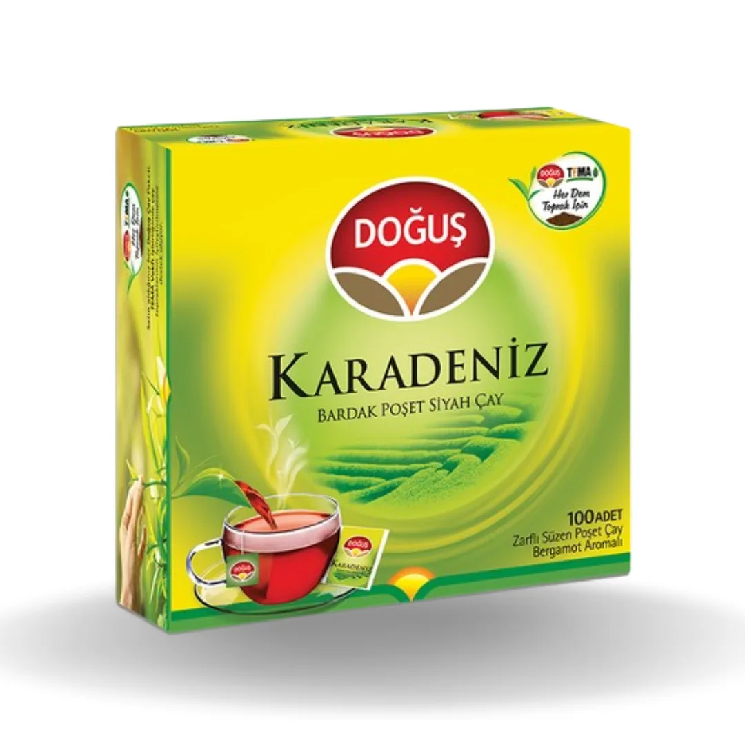 Doğuş Karadeniz Bardak Poşet Çay 100’lü 200 Gr