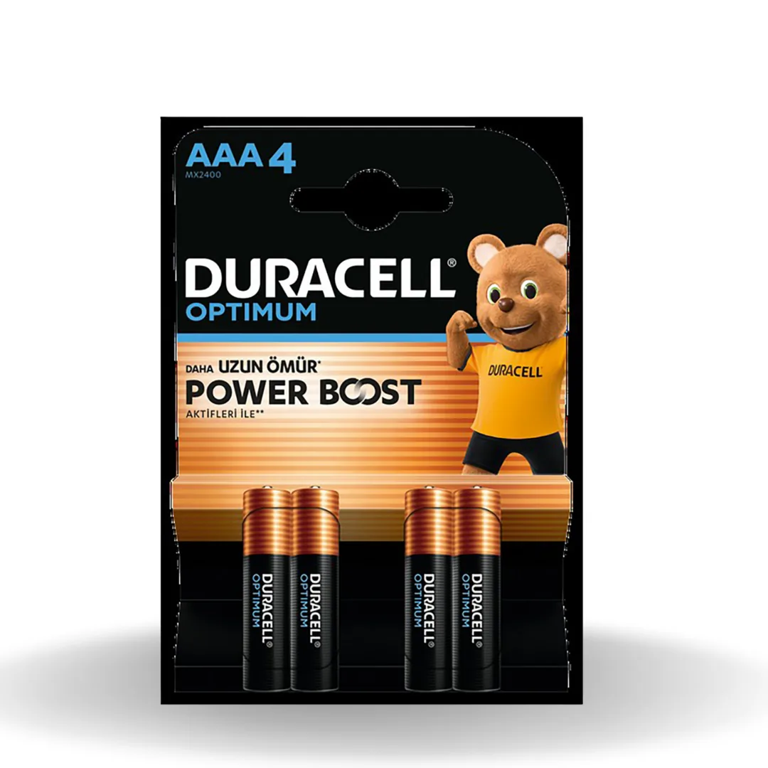 Duracell Optimum Ince Kalem Pil AAA 4'Lü