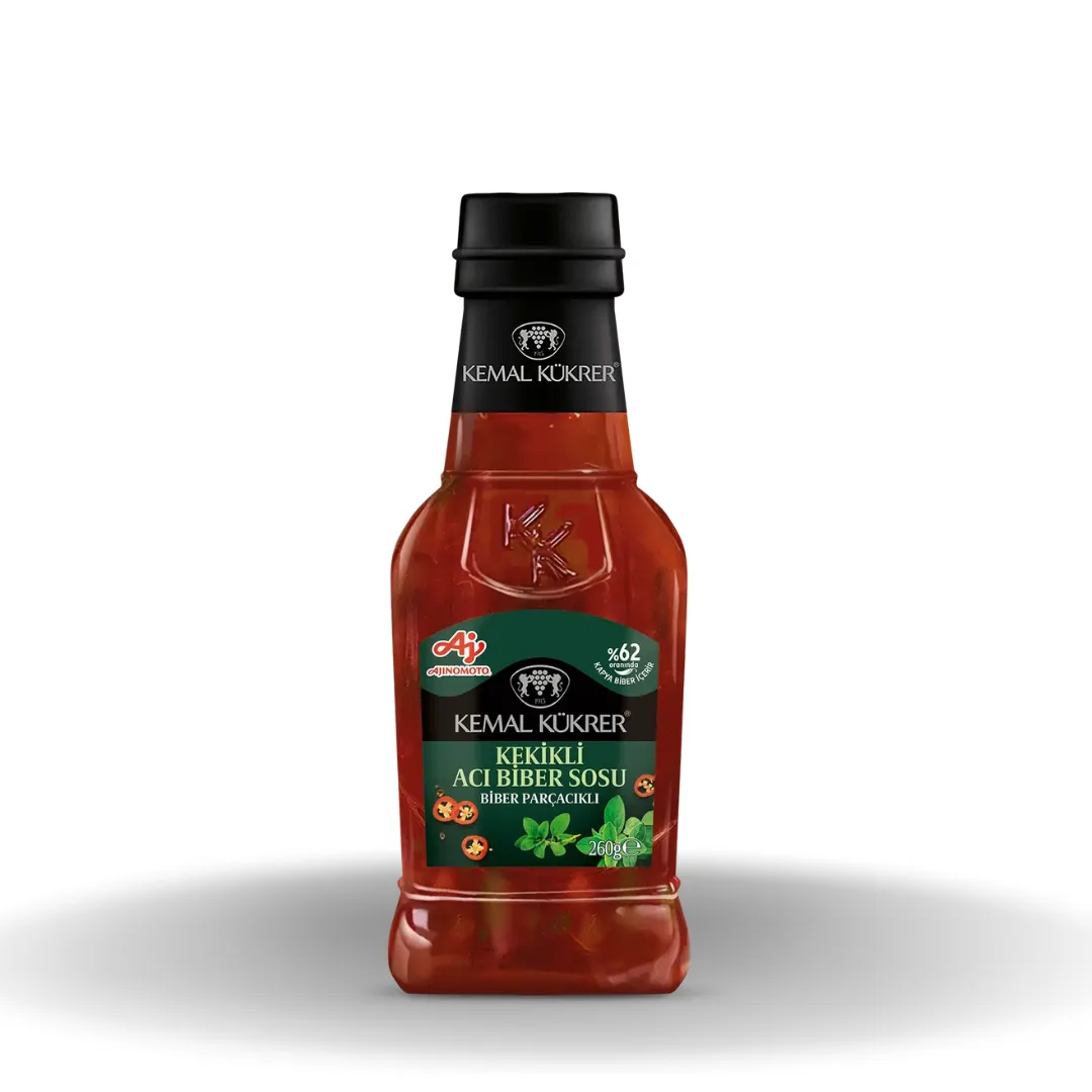 Kemal Kükrer Kekikli Biber Parçacıklı Acı Sos 250 ML