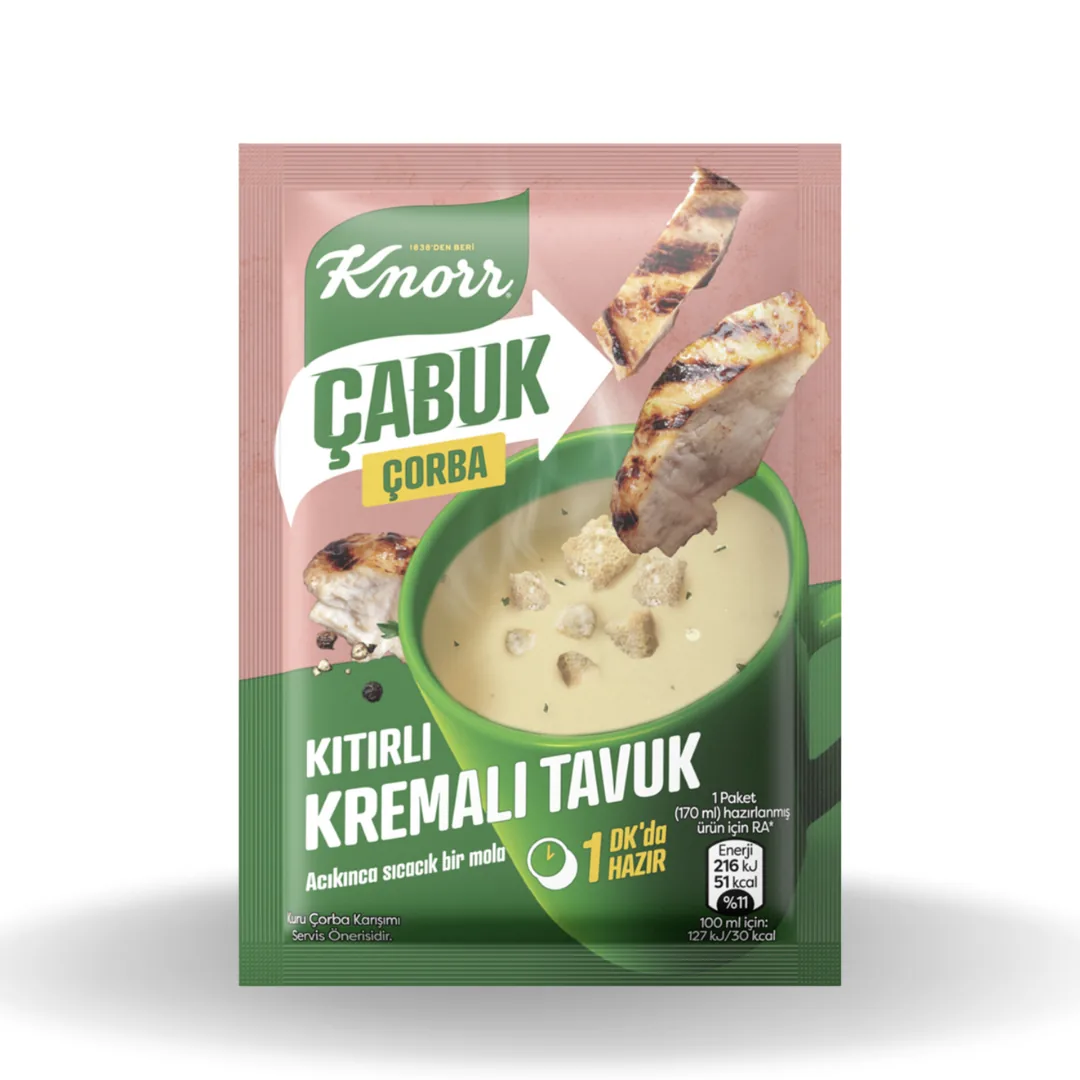 Knorr Çabuk Çorba Kremalı Tavuk 18 Gr
